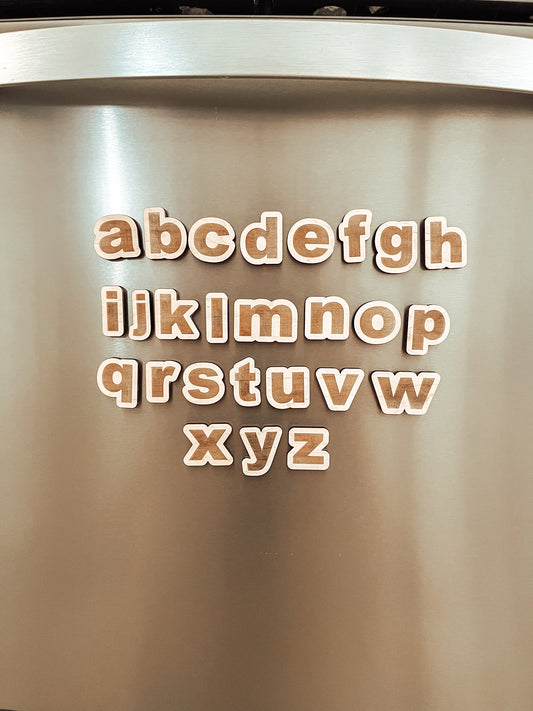 Lowercase Alphabet Fridge Magnets