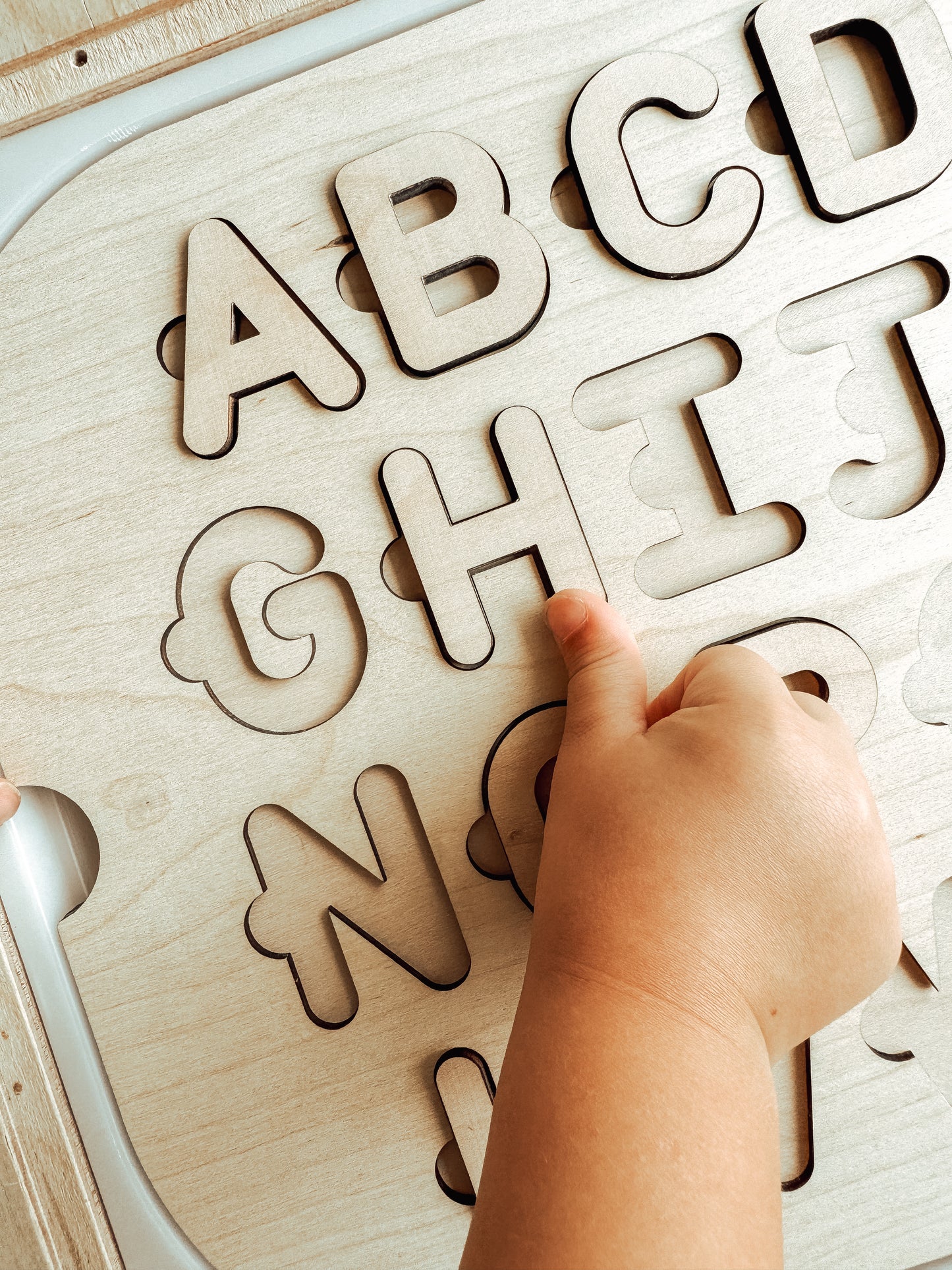 Alphabet Soup Flisat Table Insert