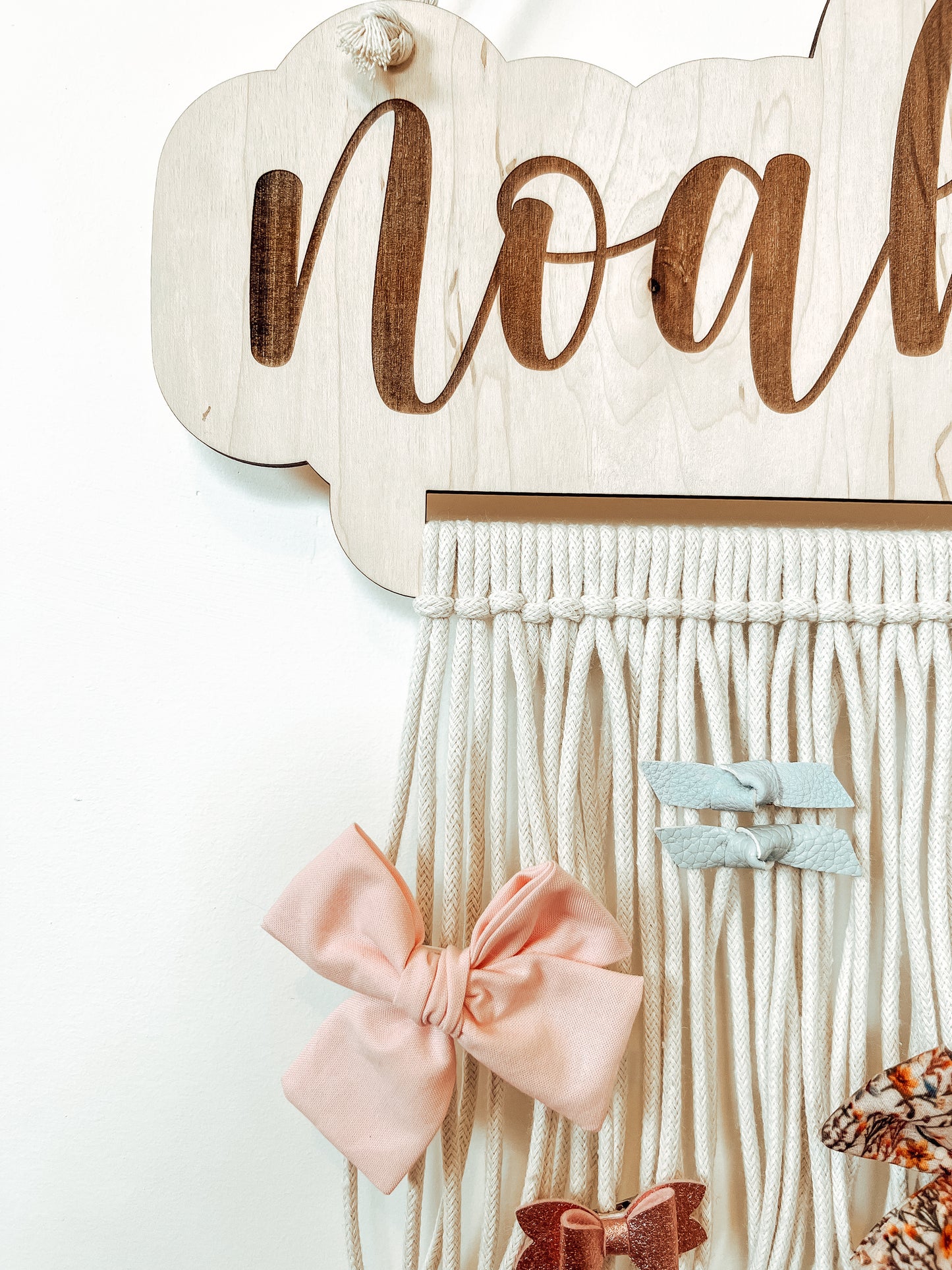 Personalized Bow Organizer