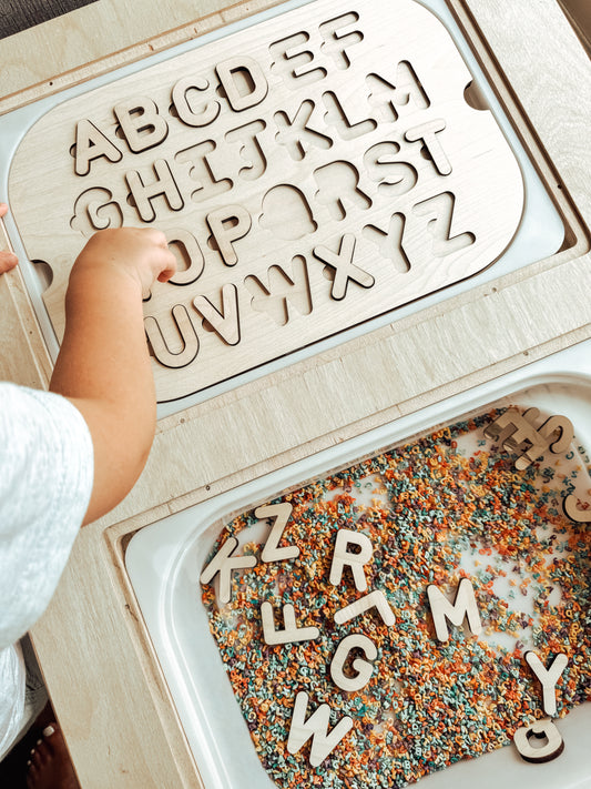 Alphabet Soup Flisat Table Insert