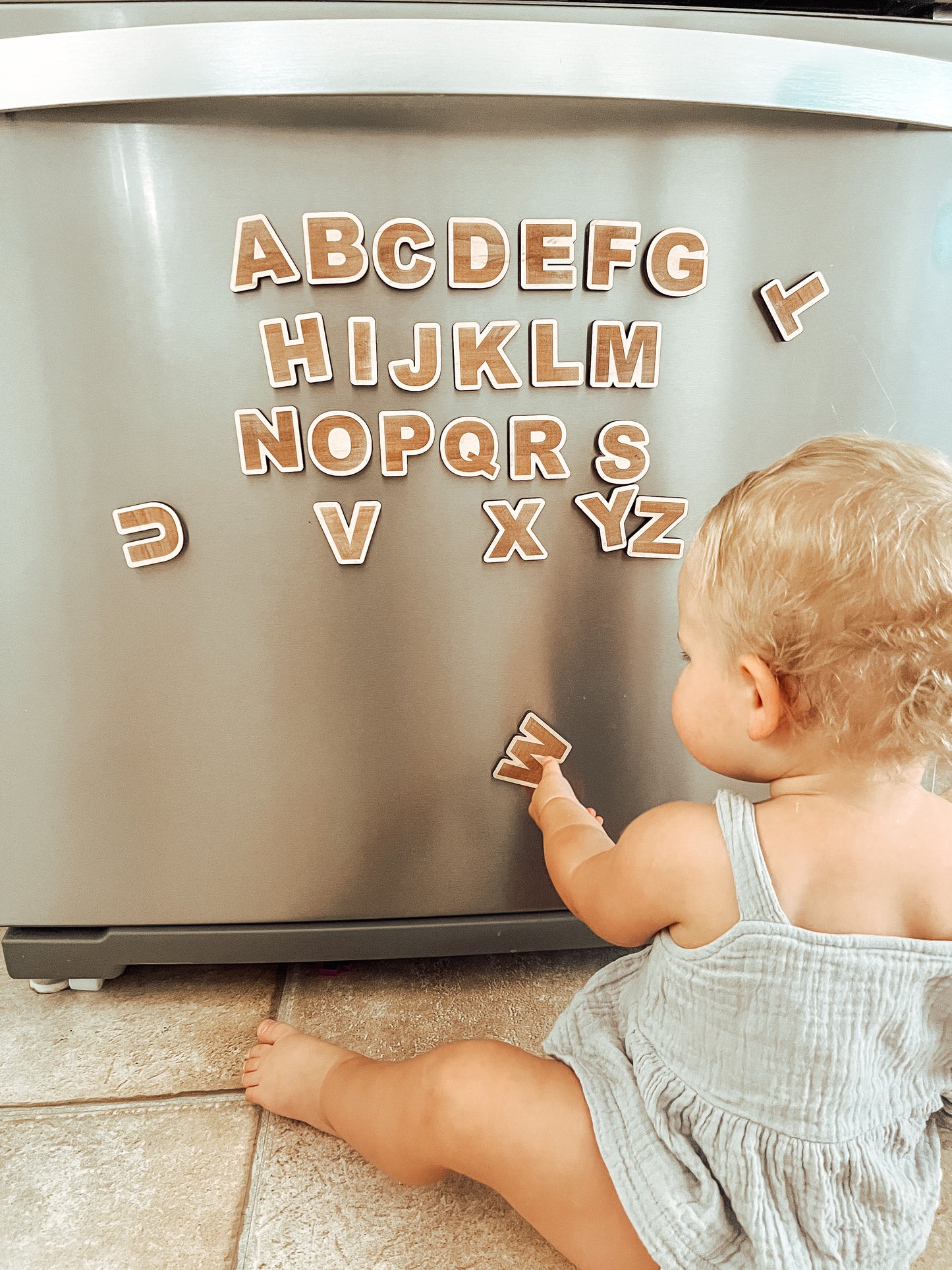 Uppercase Fridge Alphabet Magnet - Classic