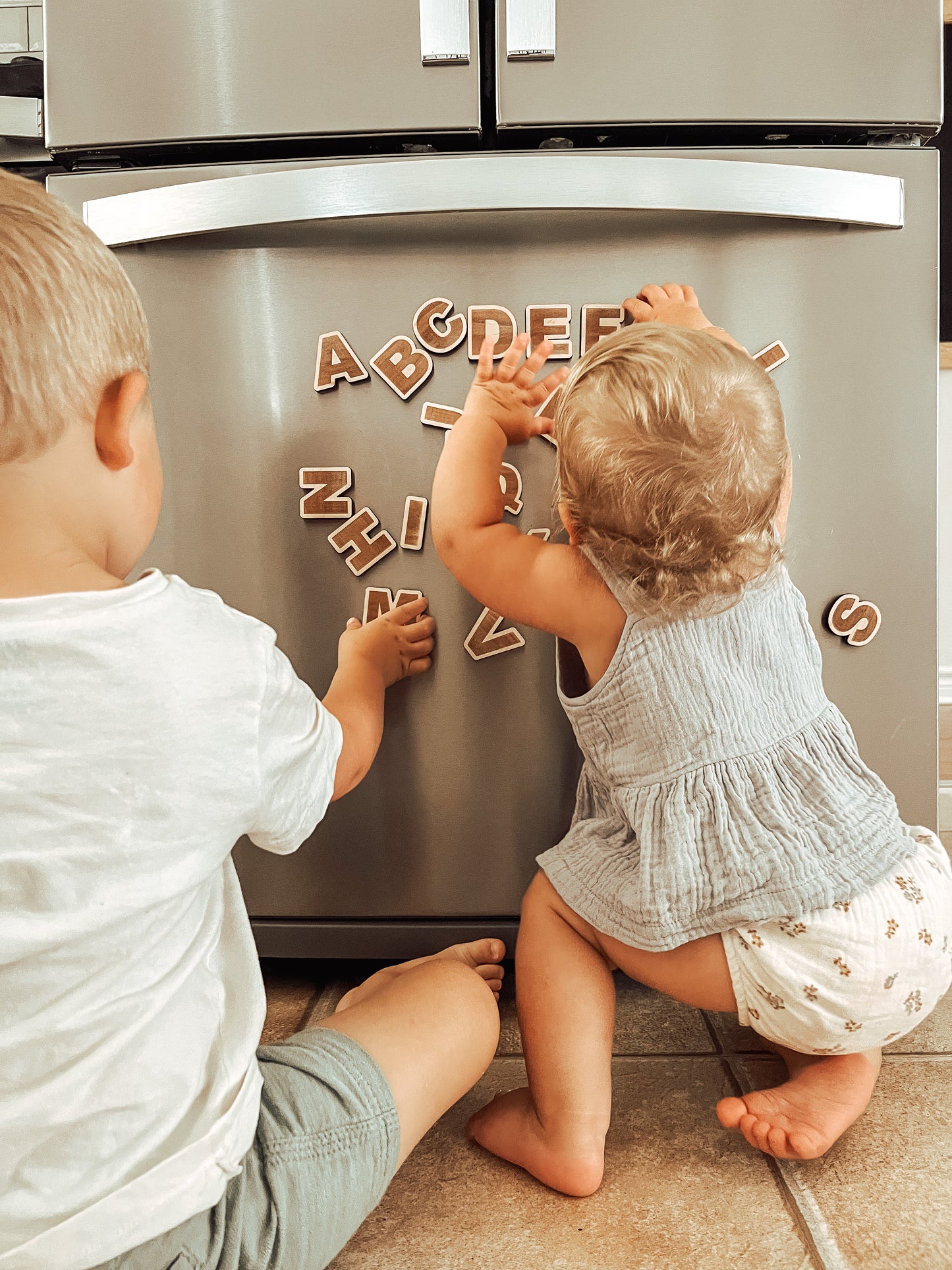 Uppercase Fridge Alphabet Magnet - Classic