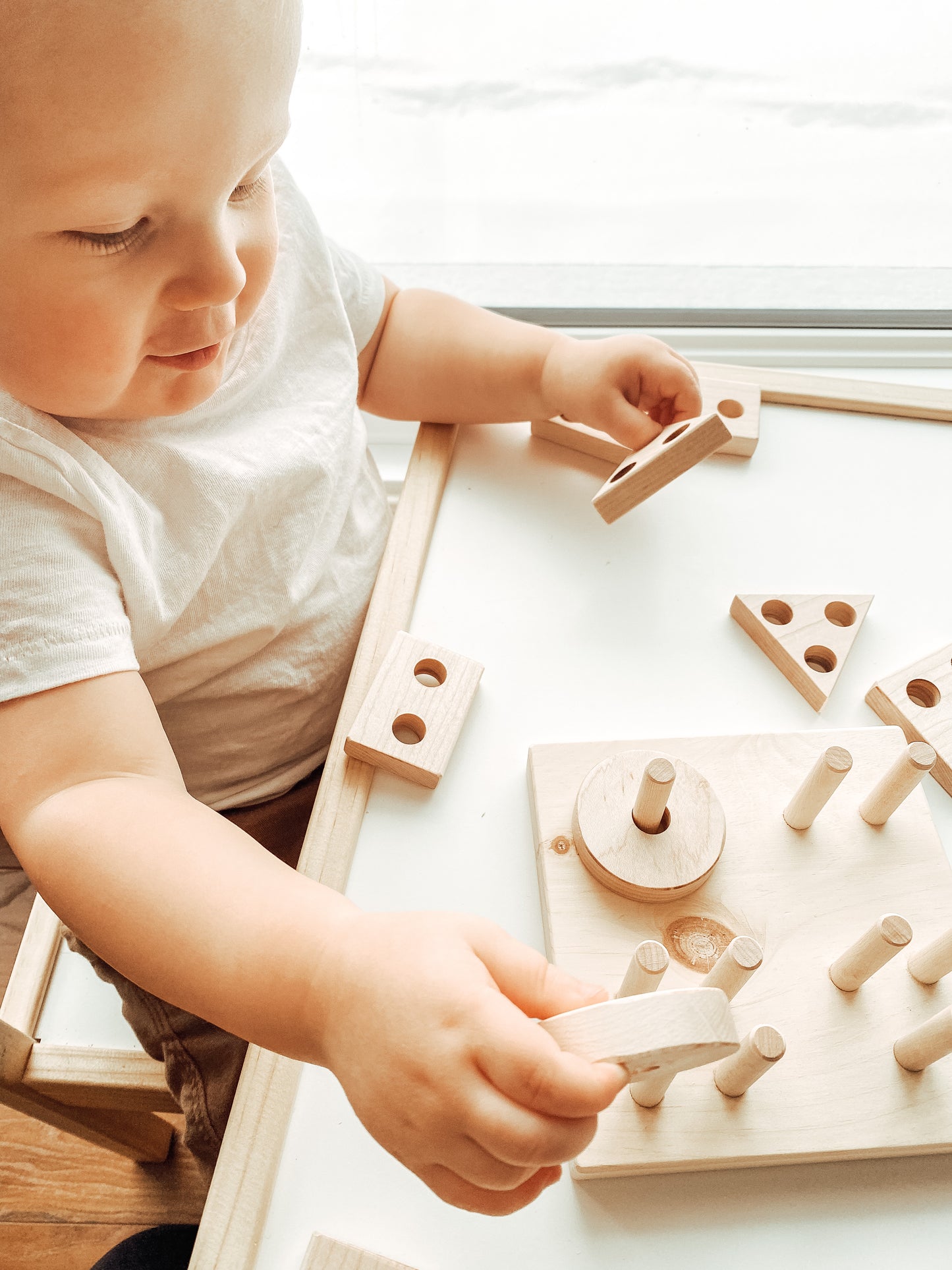 Wooden Sort & Stack Board