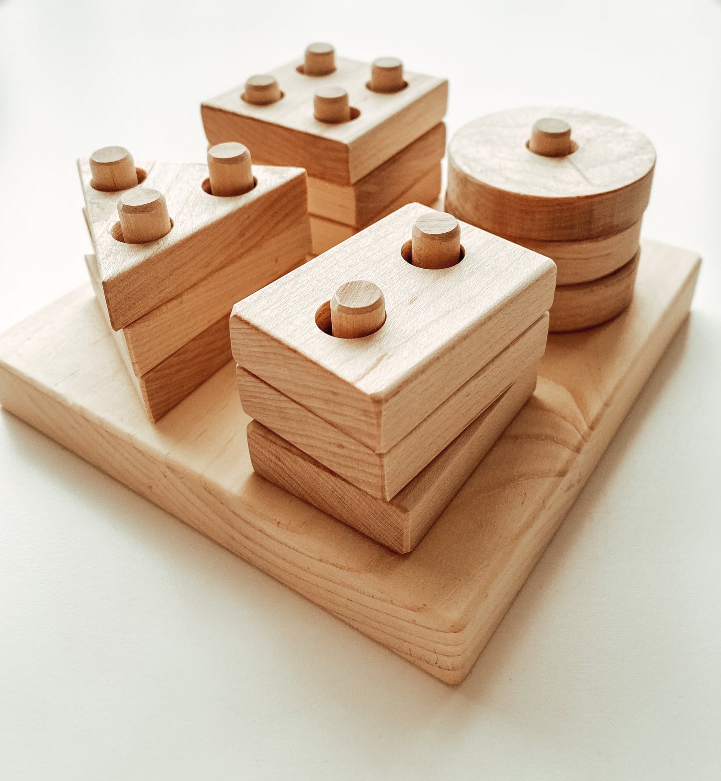 Wooden Sort & Stack Board