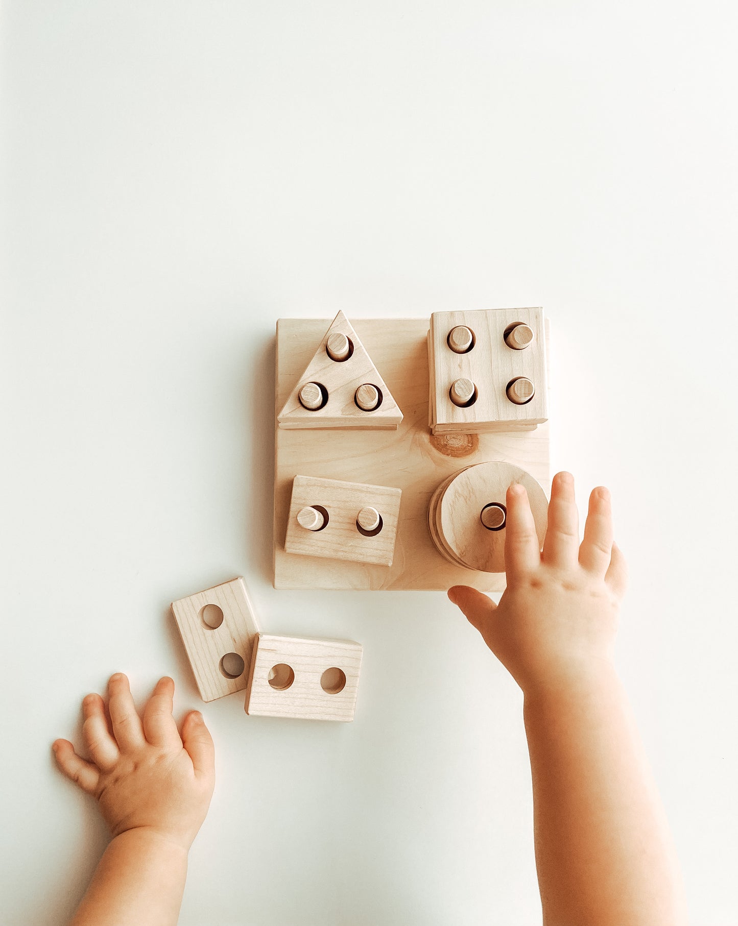 Wooden Sort & Stack Board